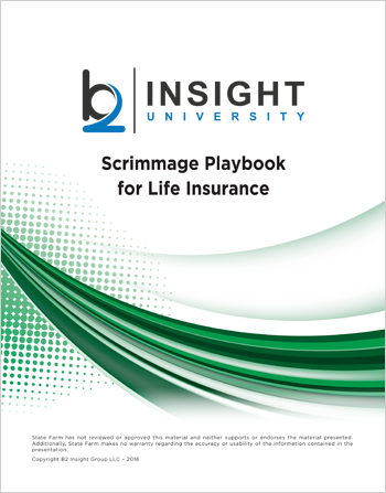 scrimmage playbook life insurance