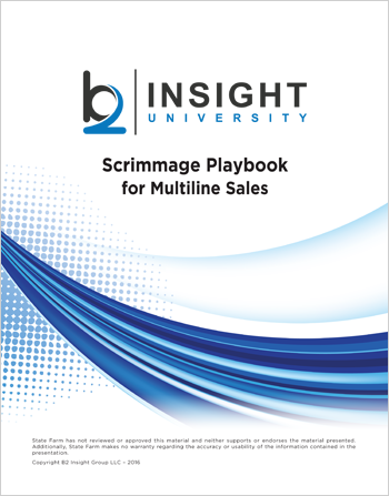 scrimmage playbook multiline sales